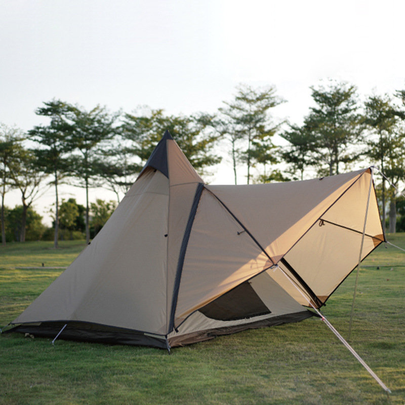 Lätt indisk camping regntät pyramidtält