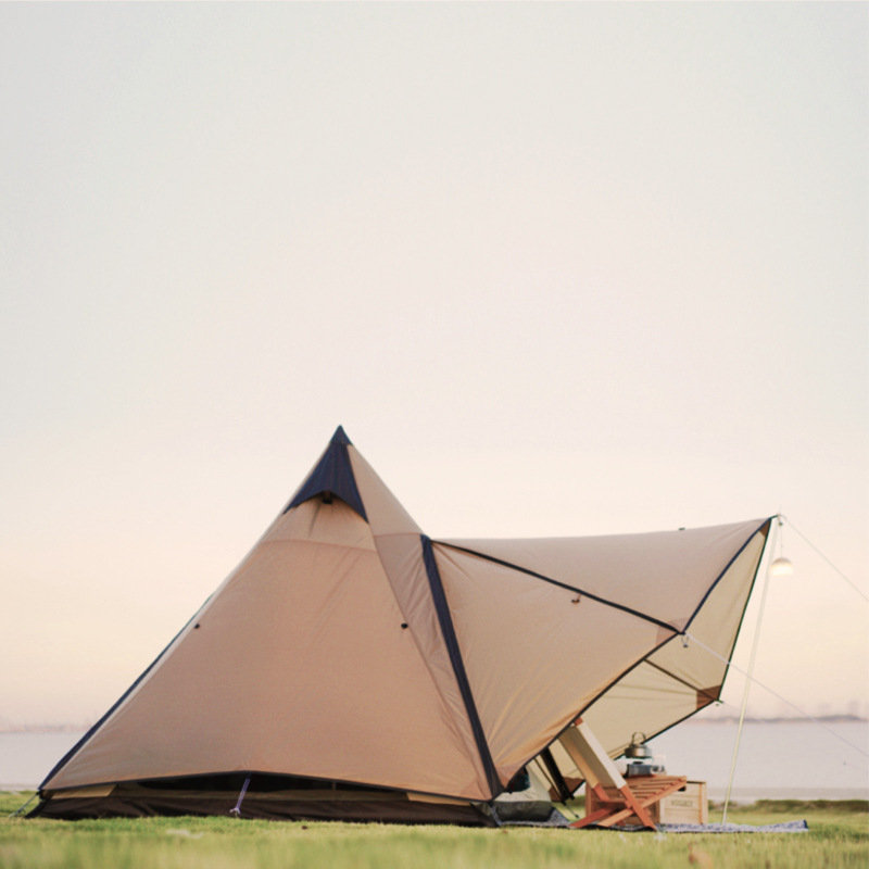 Lätt indisk camping regntät pyramidtält