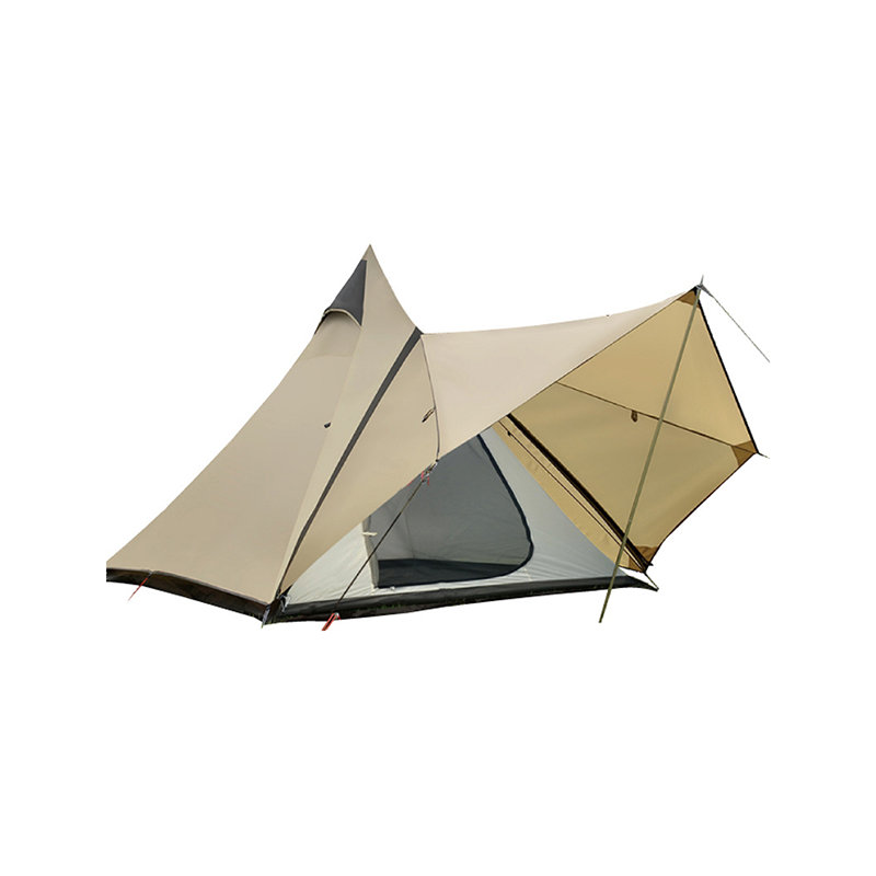 Lätt indisk camping regntät pyramidtält